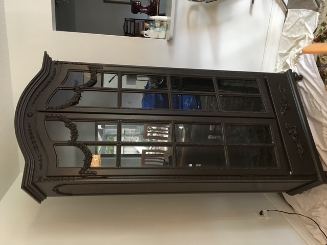 A decorative cabinet after restyling