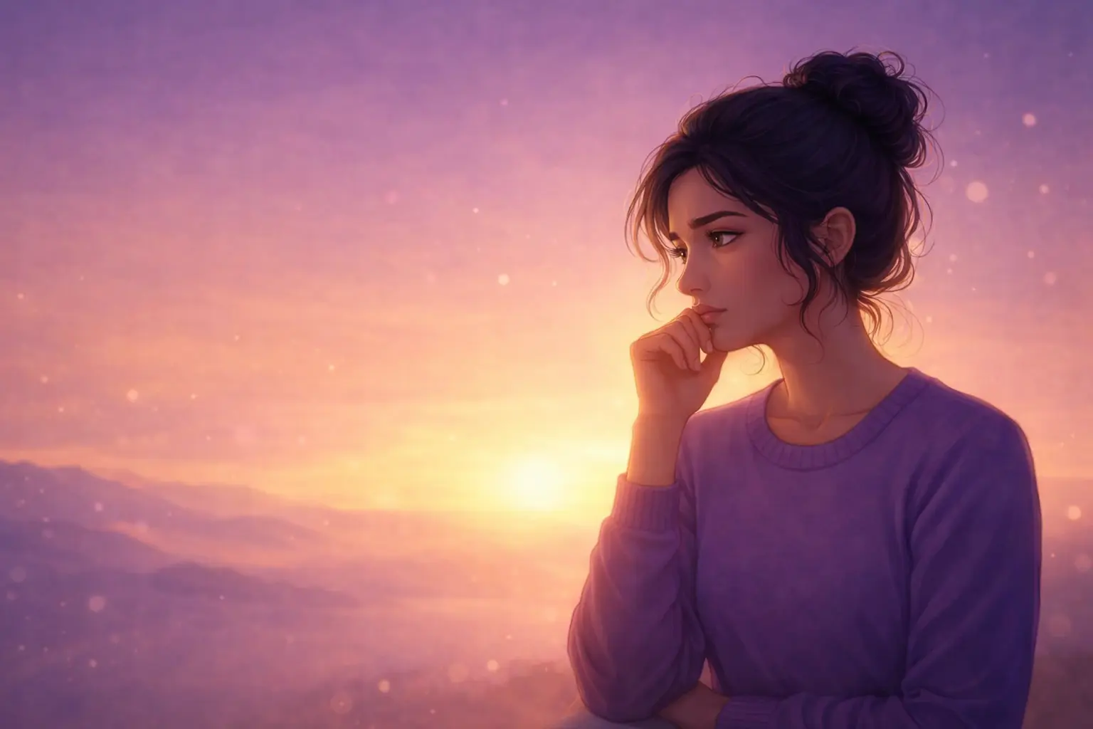 A calm moment of reflection
