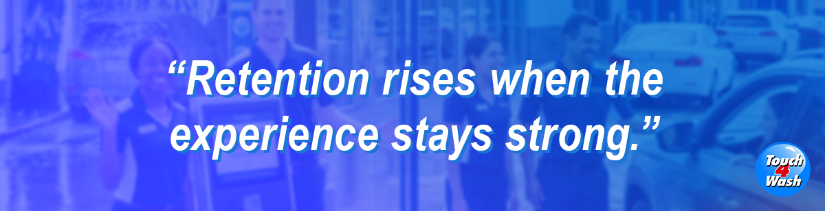 “Retention rises when the experience stays strong.” “Retention rises when the experience stays strong.”