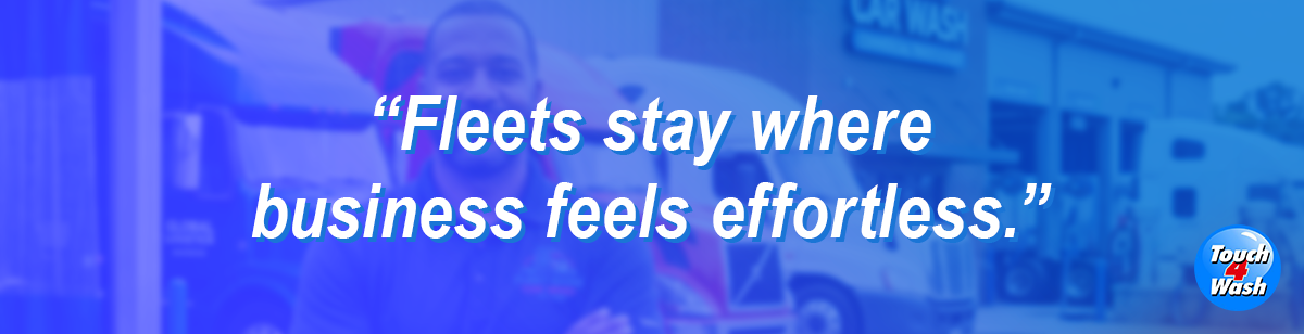 Fleets stay where business feels effortless. Fleets stay where business feels effortless.