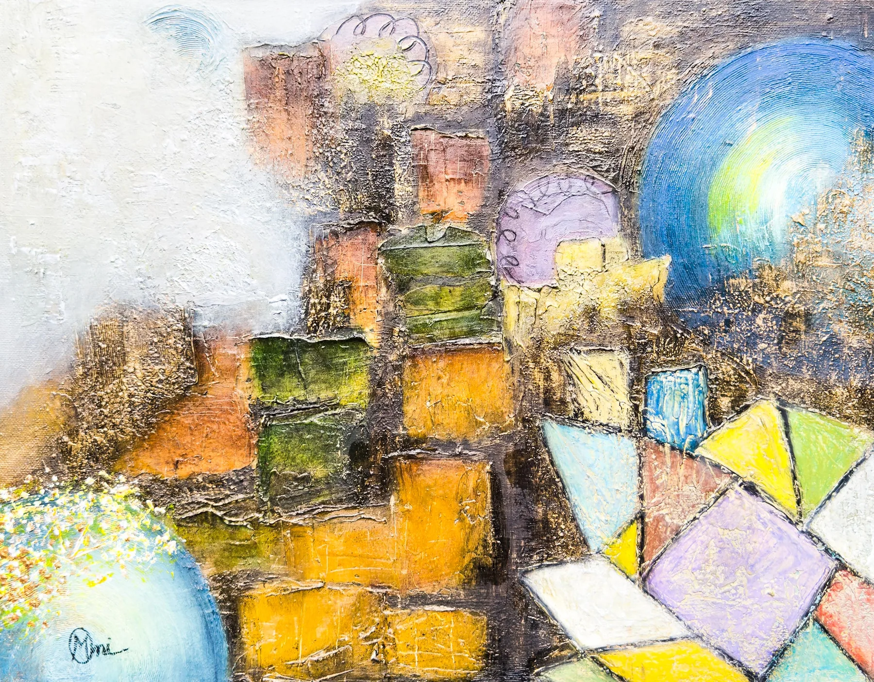Strata, original painting