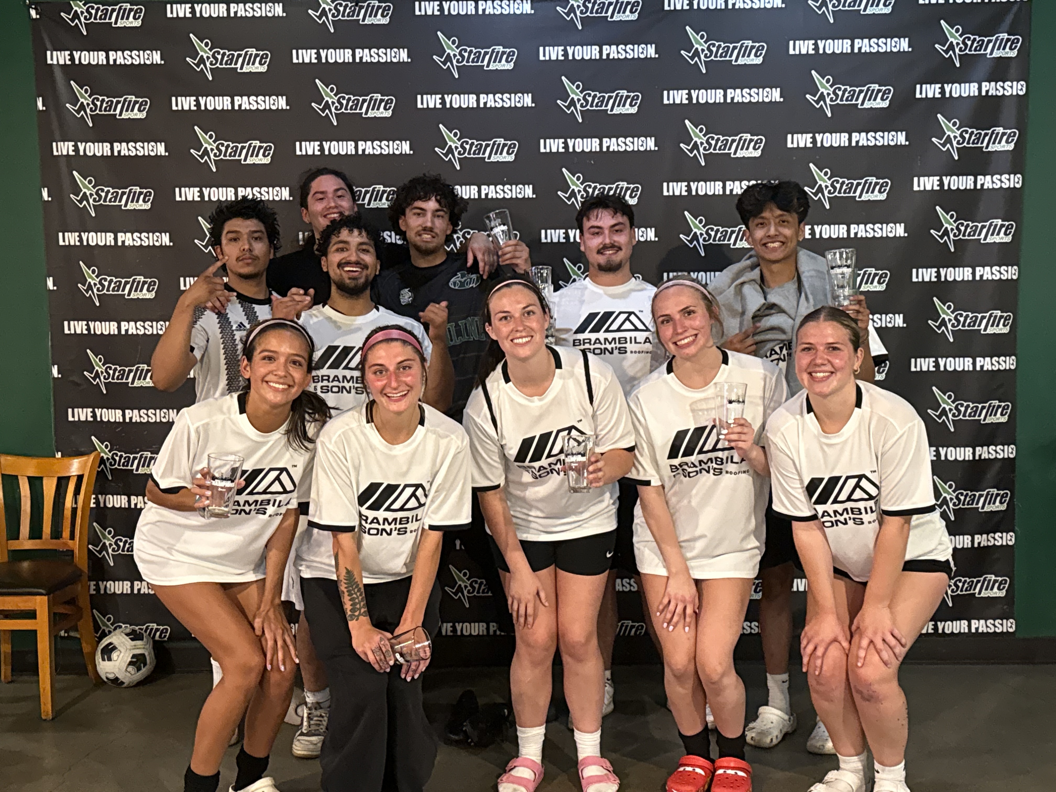 BSR-sponsored soccer team