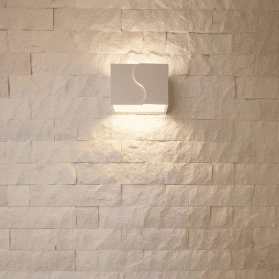 Wall-mounted outdoor light installation for improved home security