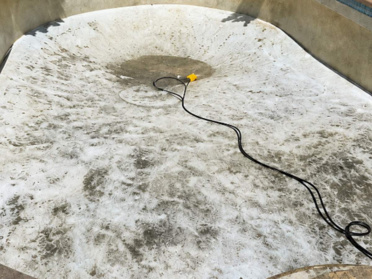 Pool acid wash service in Prosper TX plaster stain removal and deep pool restoration