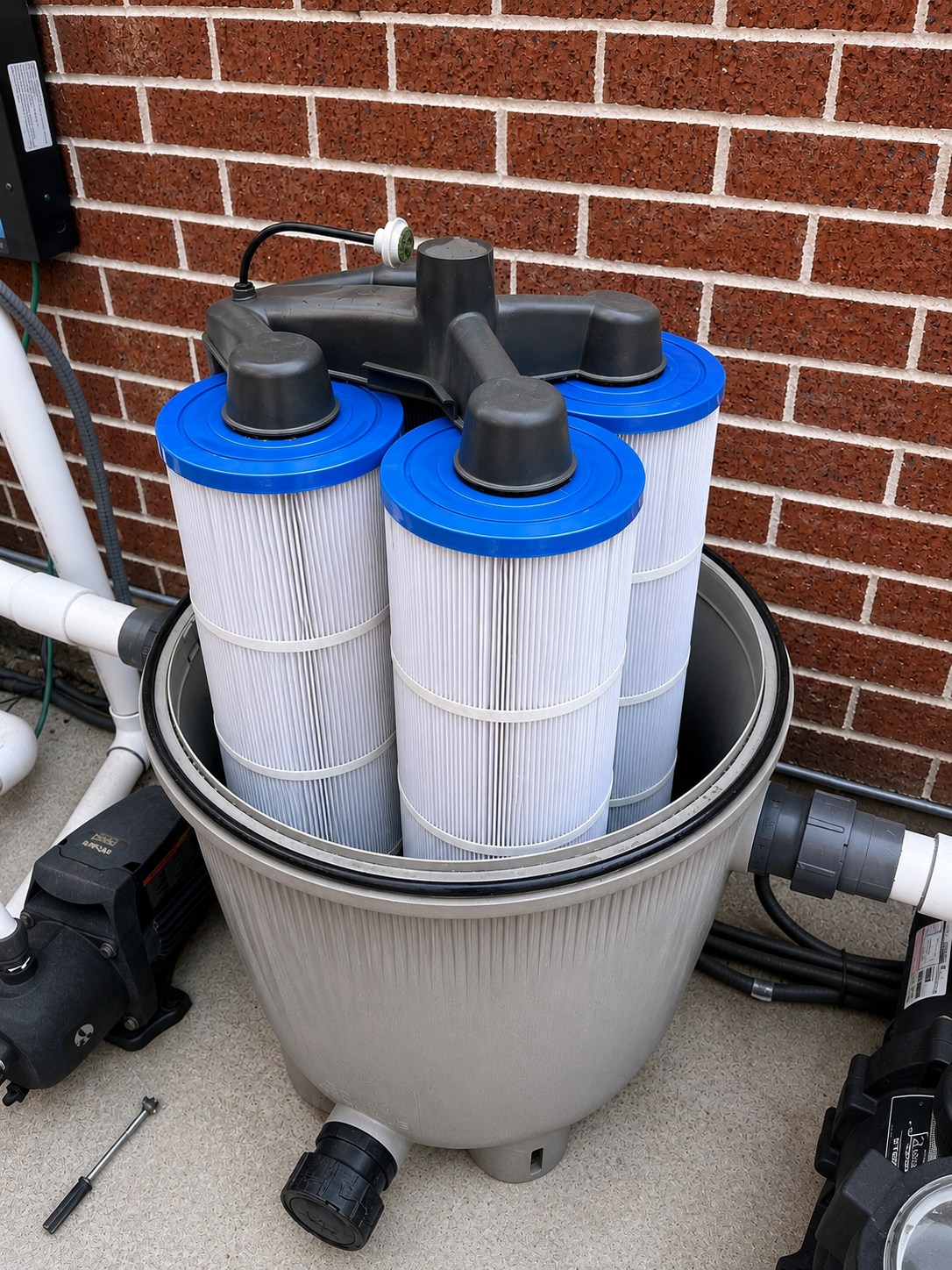 Pool filter cleaning service in Prosper TX cartridge filter maintenance
