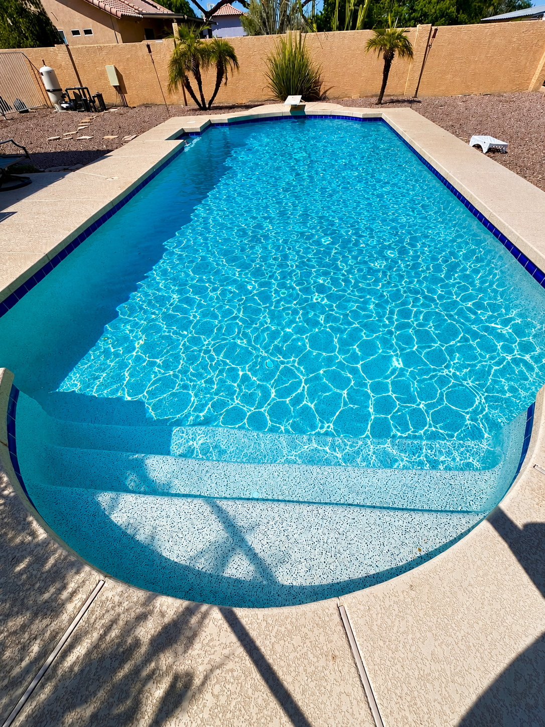 Pure Pool Solutions TX pool cleaning service area truck in North Texas