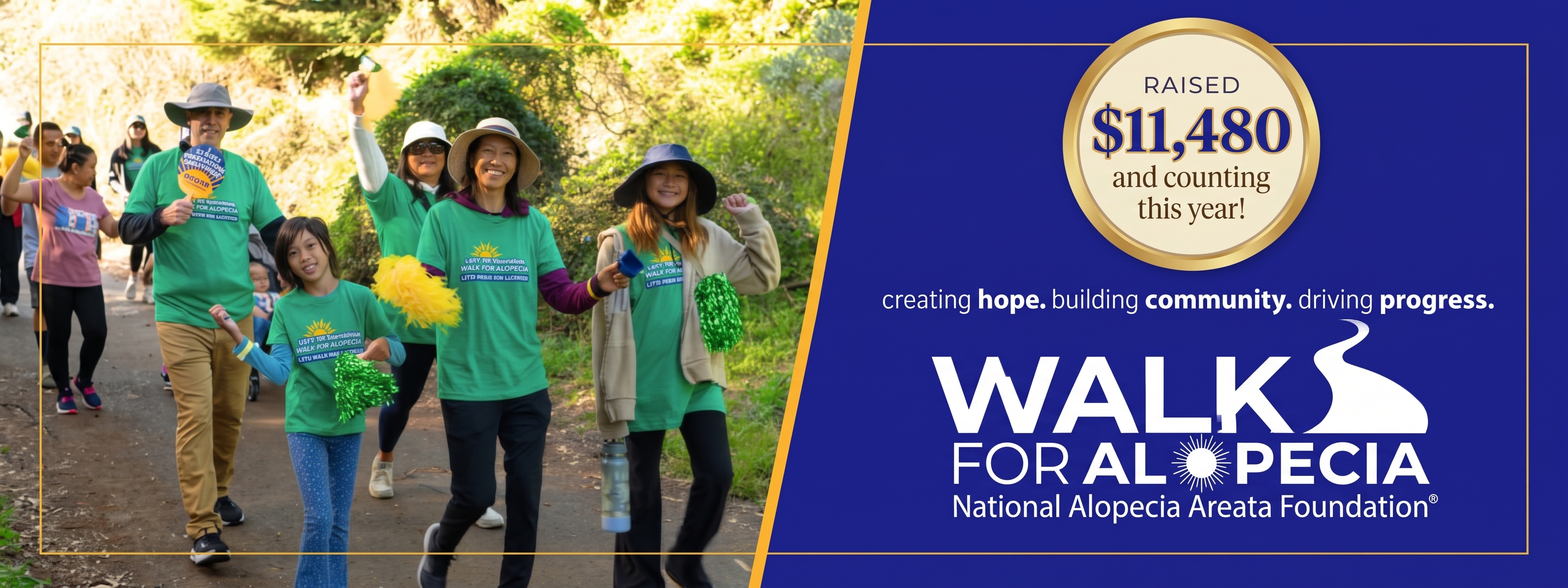 Join walk for Alopecia
