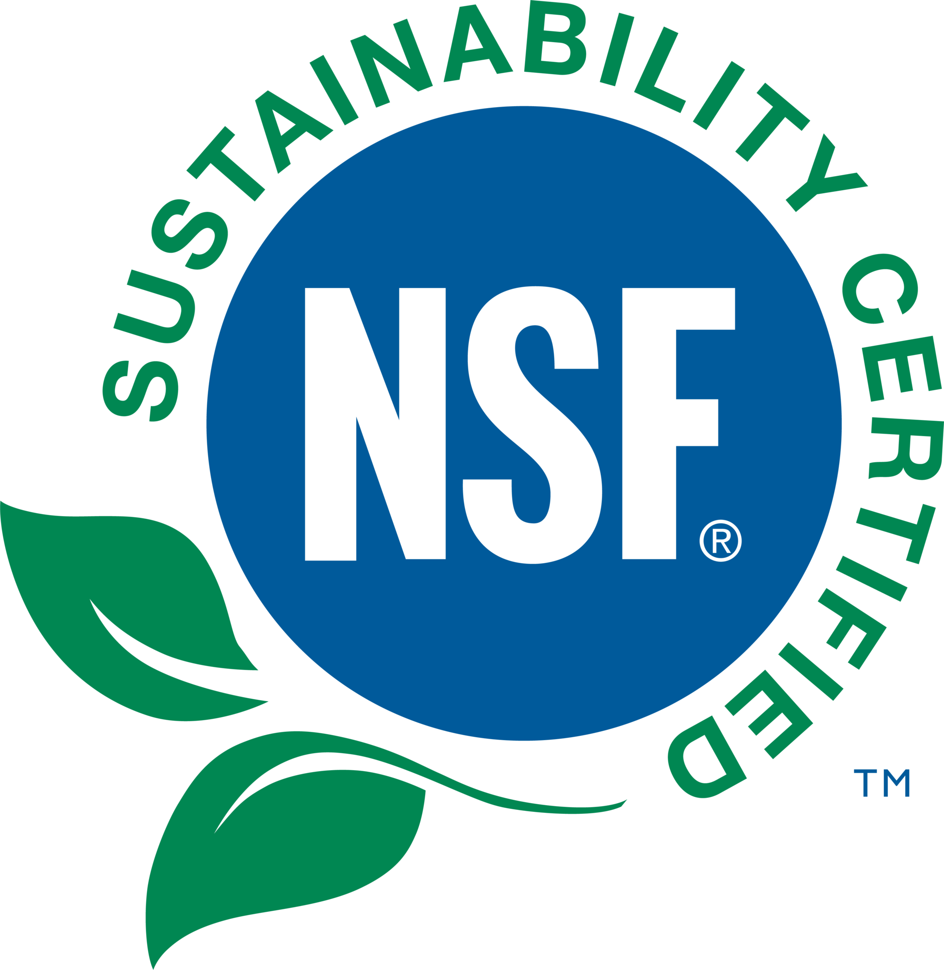NSF Sustainability Certified — Brookwell Water products meet NSF sustainability certification standards for water treatment