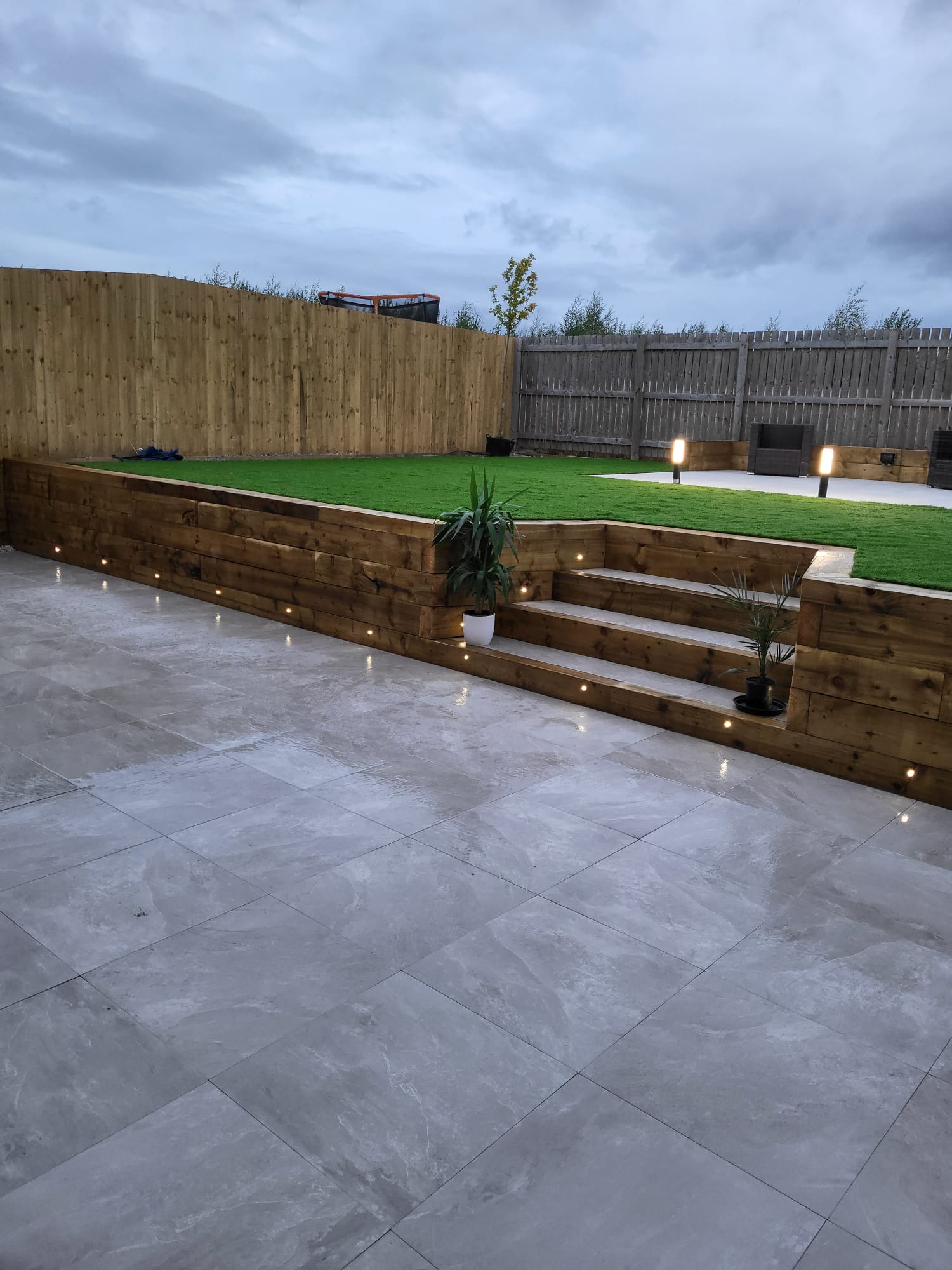 Garden improvement project by HD Paving and Driveways
