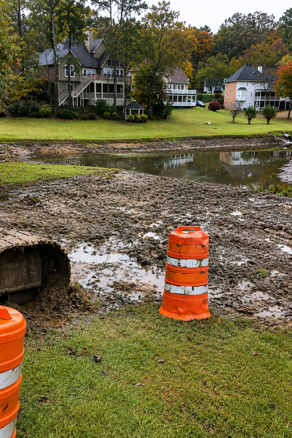 Cleveland Retention Pond Drainage