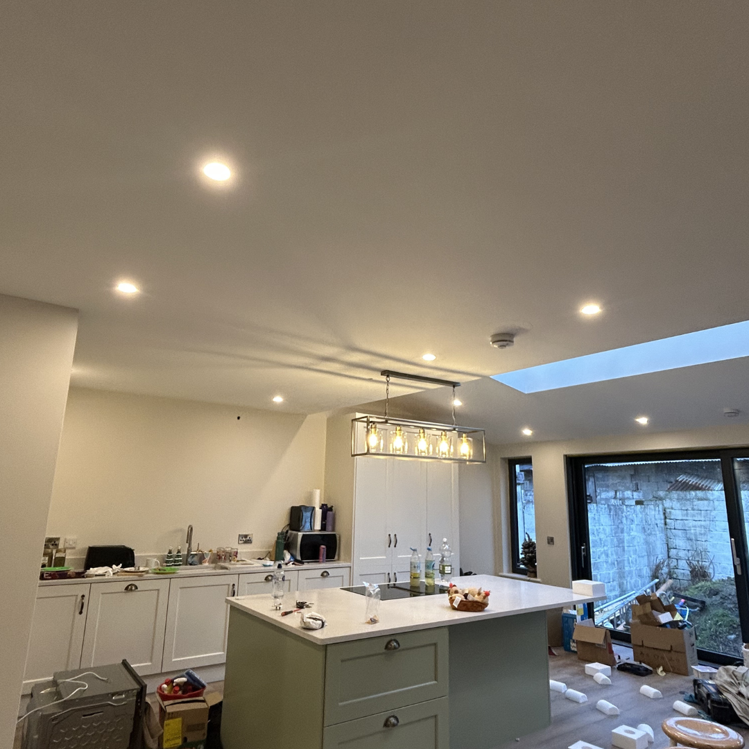 Recessed spotlights installed by AD Electrical Group