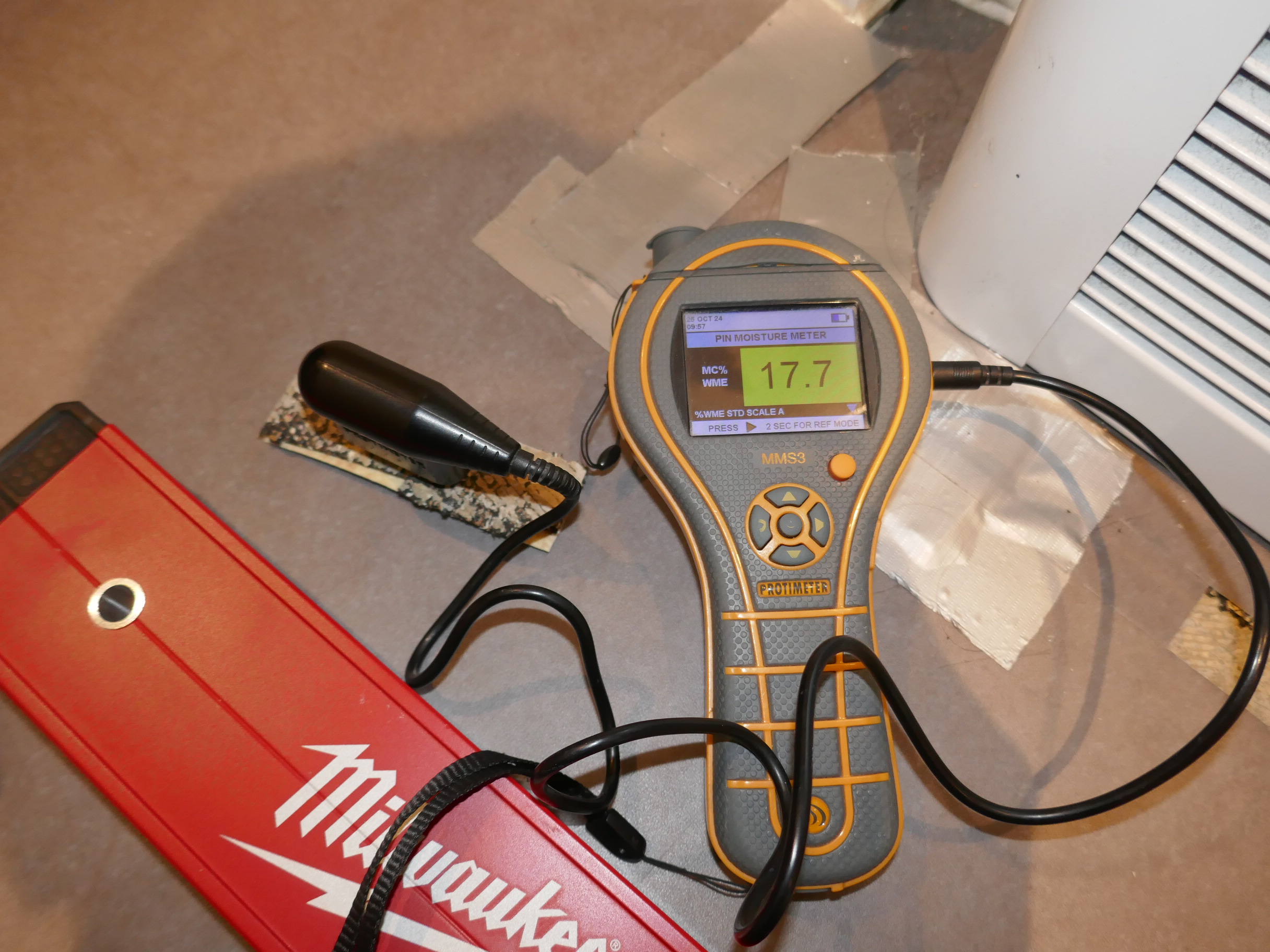 Moisture testing Moisture testing