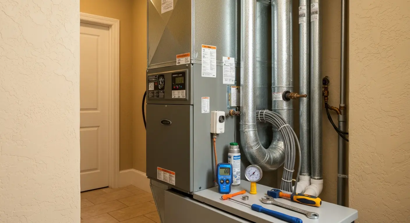 Heating system inspection