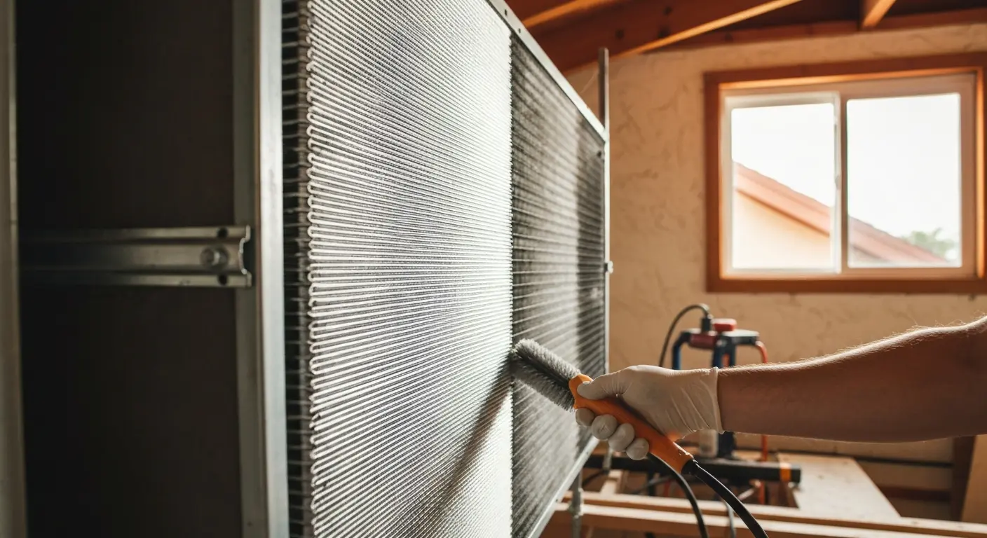 AC evaporator coil cleaning service