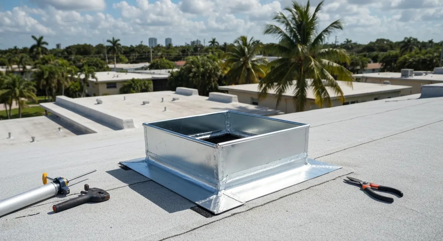 Flat roof repair service