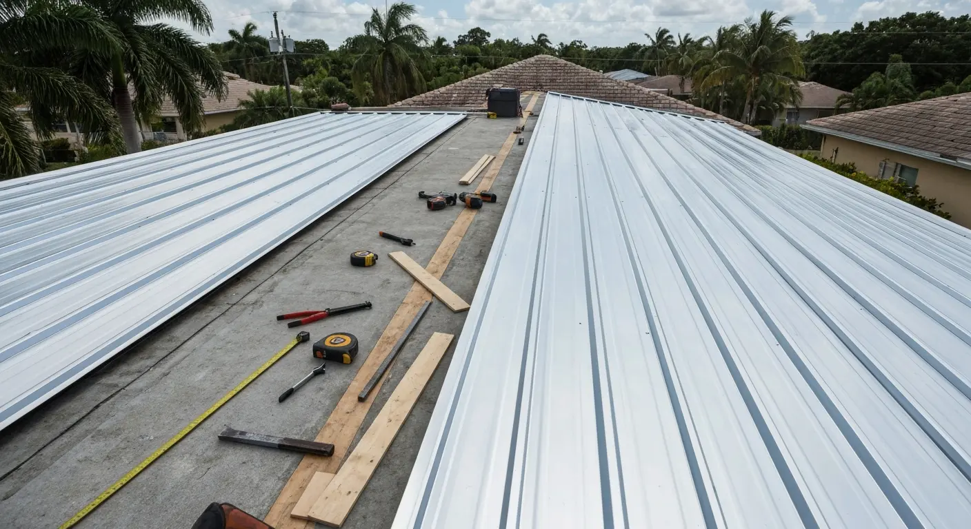 Roof replacement project