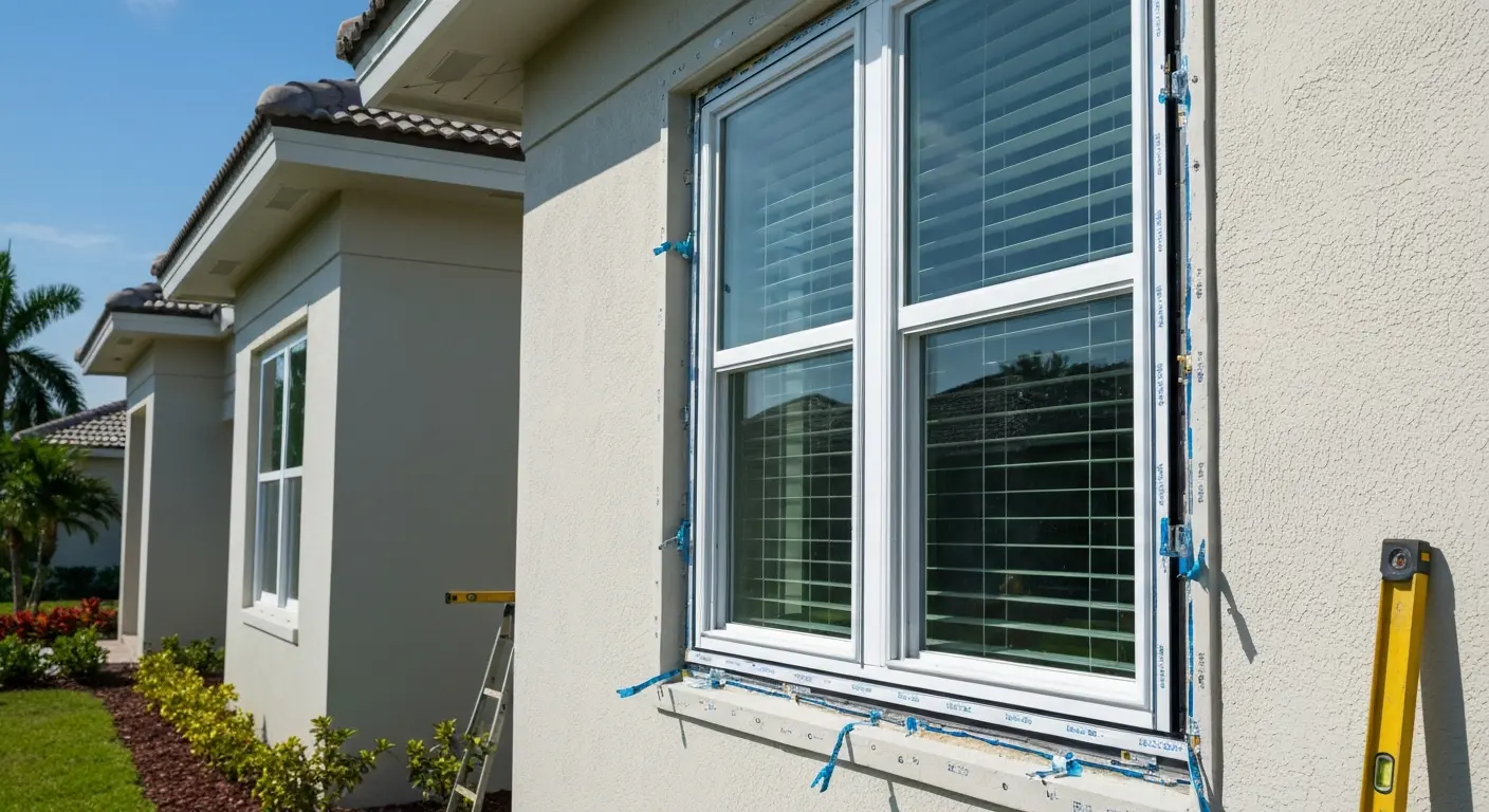 Impact-resistant window installation