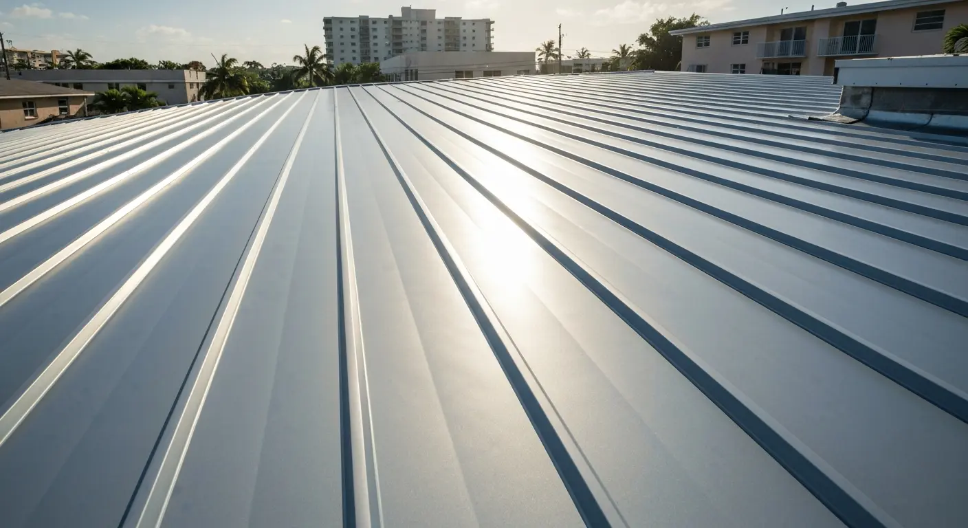Standing seam metal roof