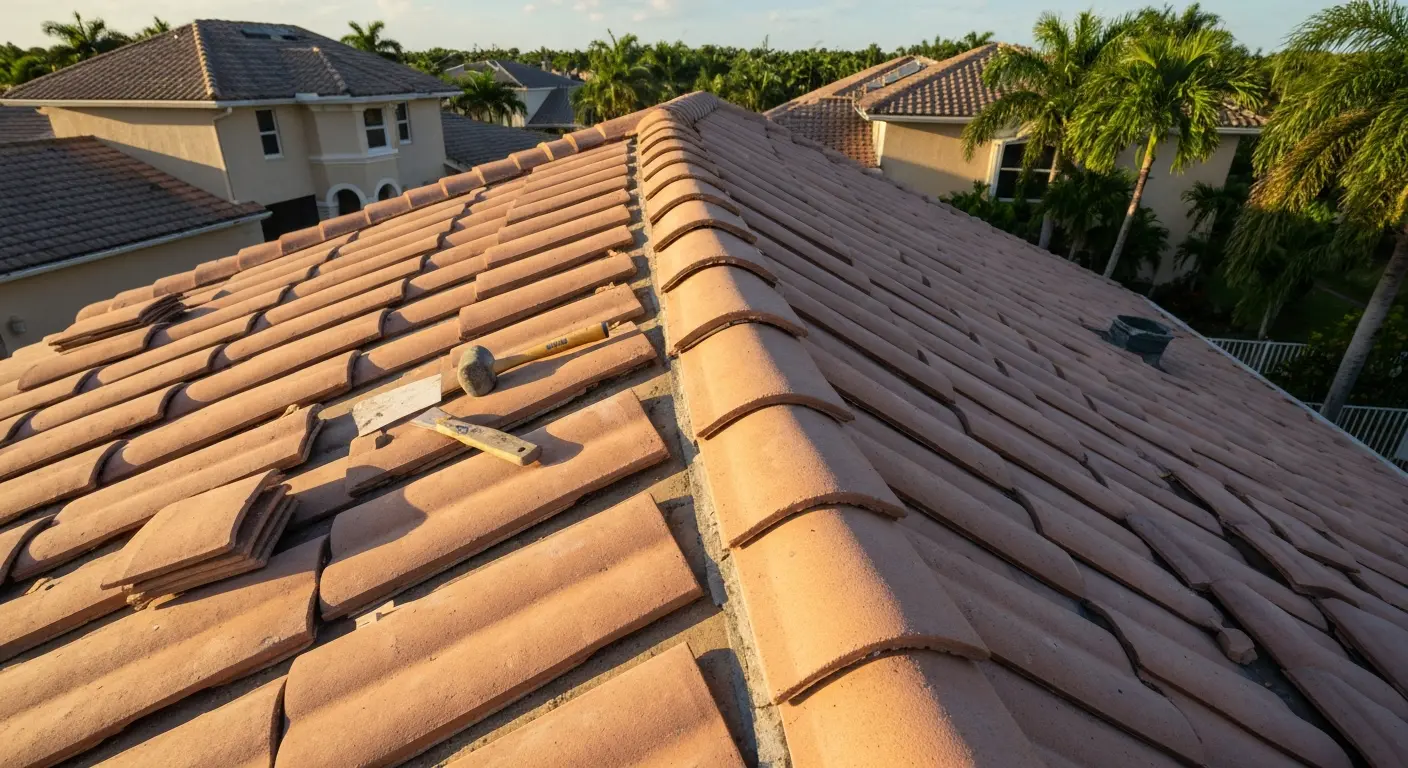 Tile roof replacement