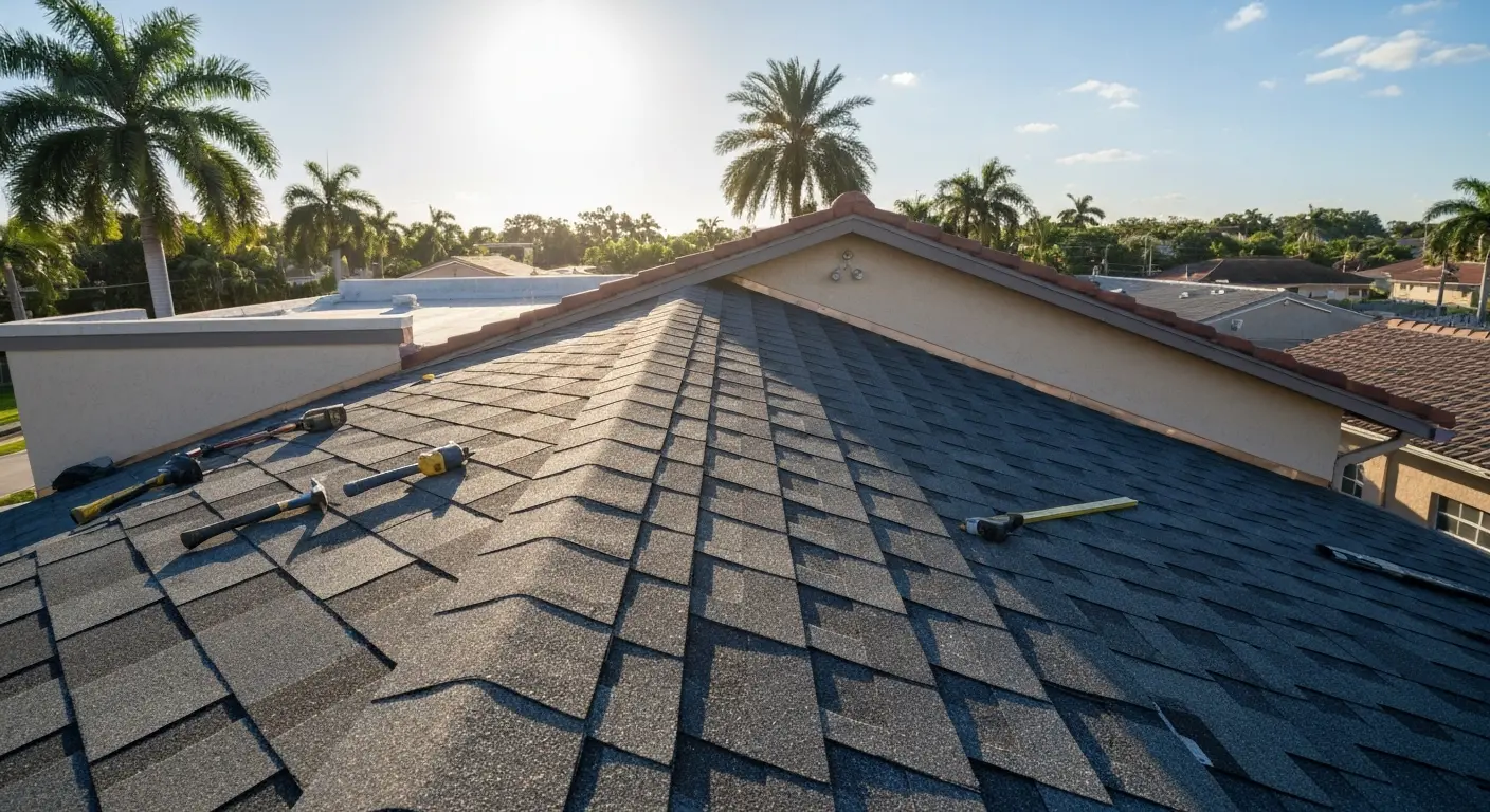 Asphalt shingle roof replacement