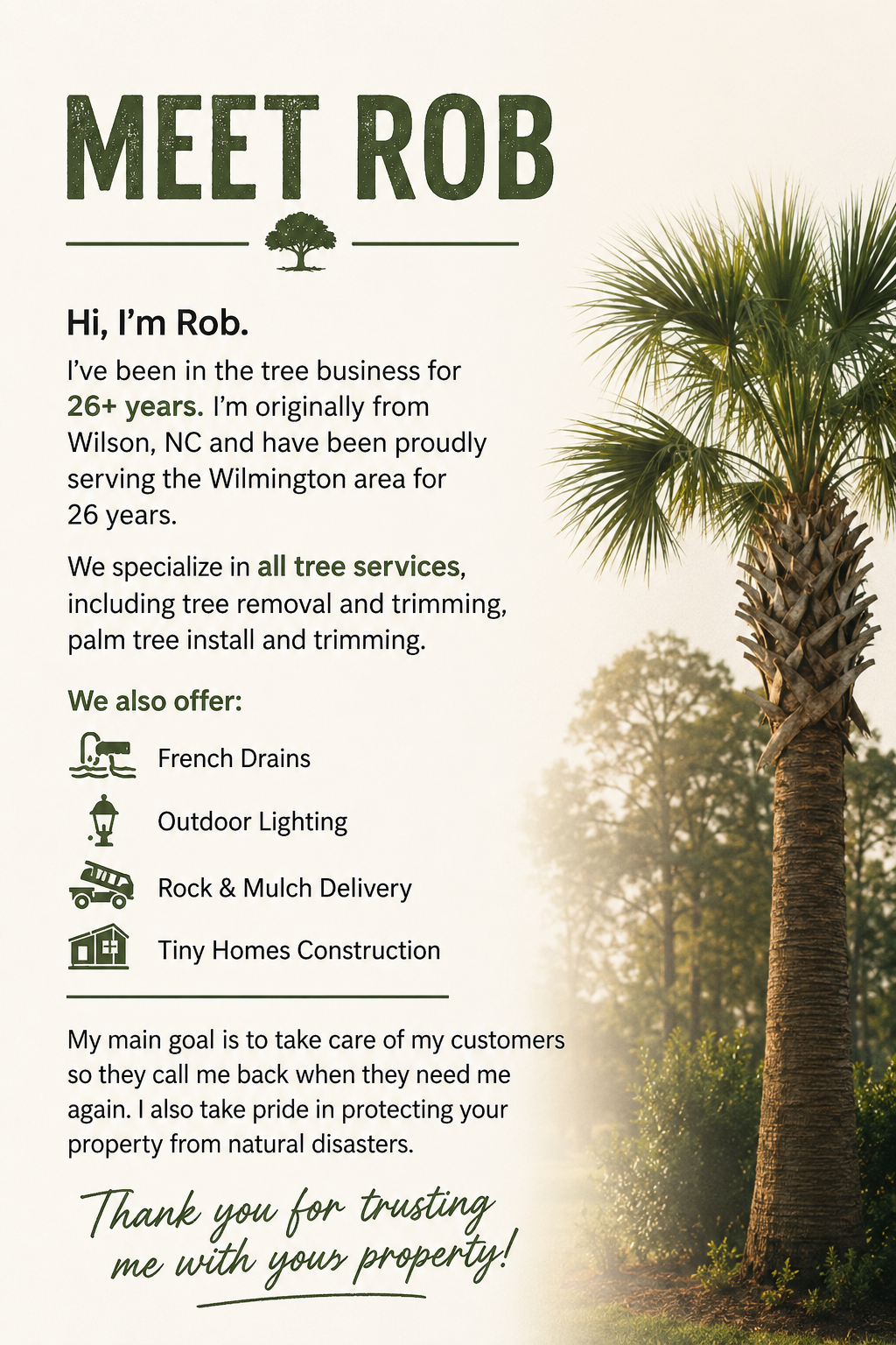 Rob Allen, owner of Site Ready Services LLC