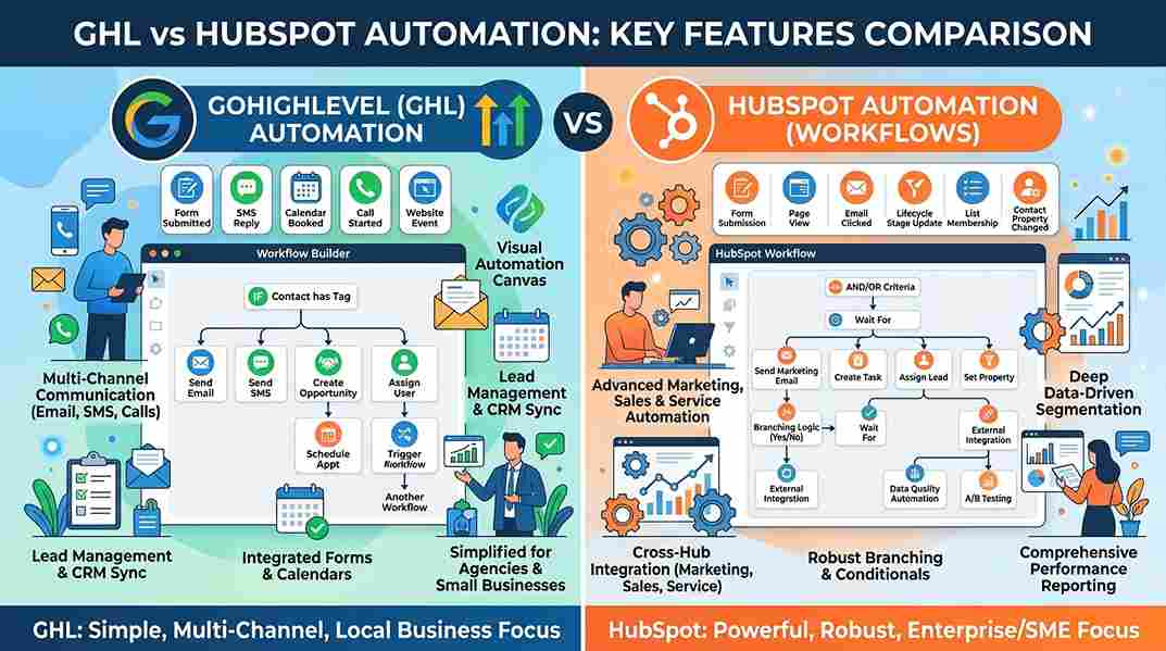 GoHighLevel vs HubSpot: Which One Actually Fits in 2026