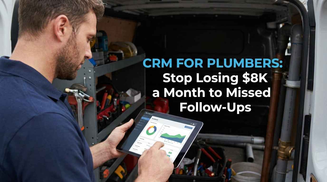 CRM for Plumbers: Stop Losing $8K a Month to Missed Follow-Ups