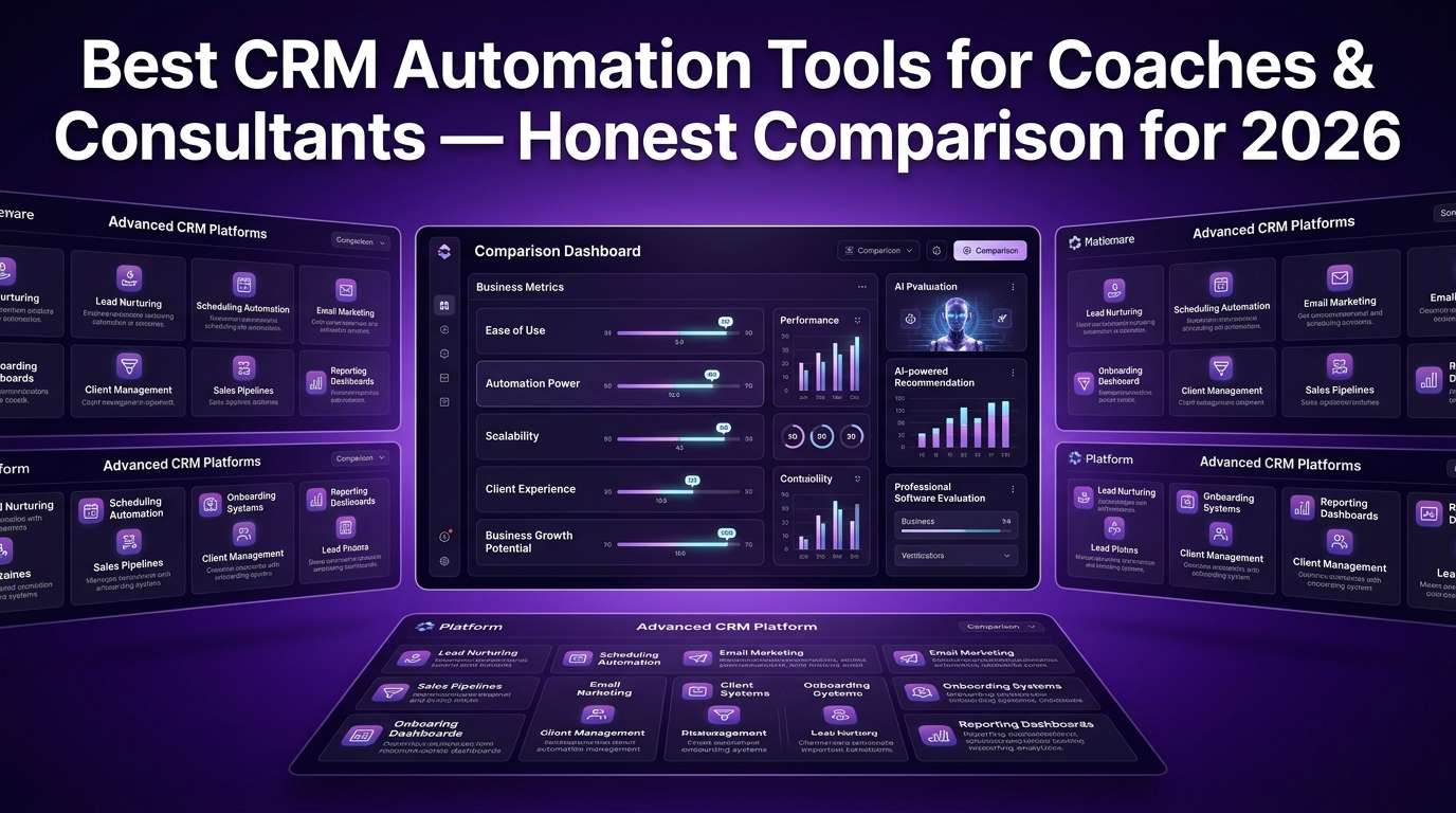 Best CRM Automation Tools for Coaches & Consultants