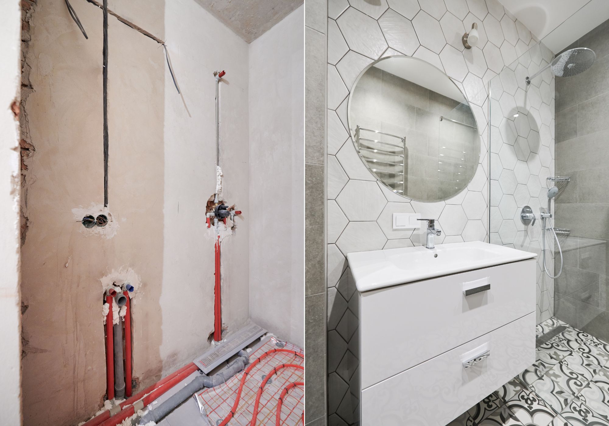 Remodeled bathroom in Memphis