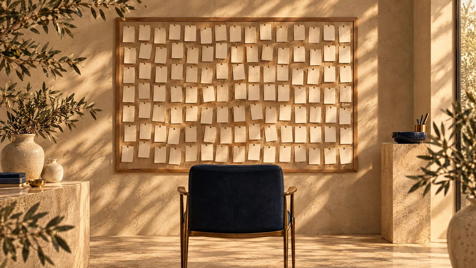 Manager obosit seara la birou, în fața unui teanc de dosare și a laptopului deschis