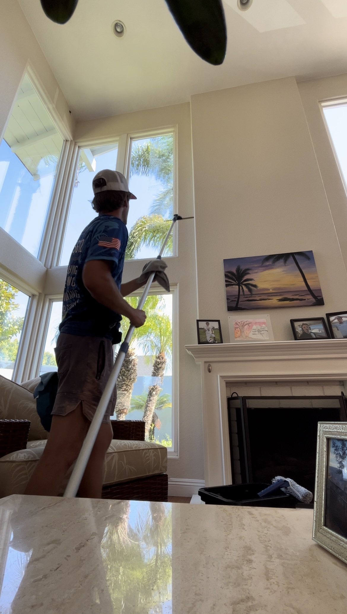 Professional window track cleaning in Huntington Beach Orange County