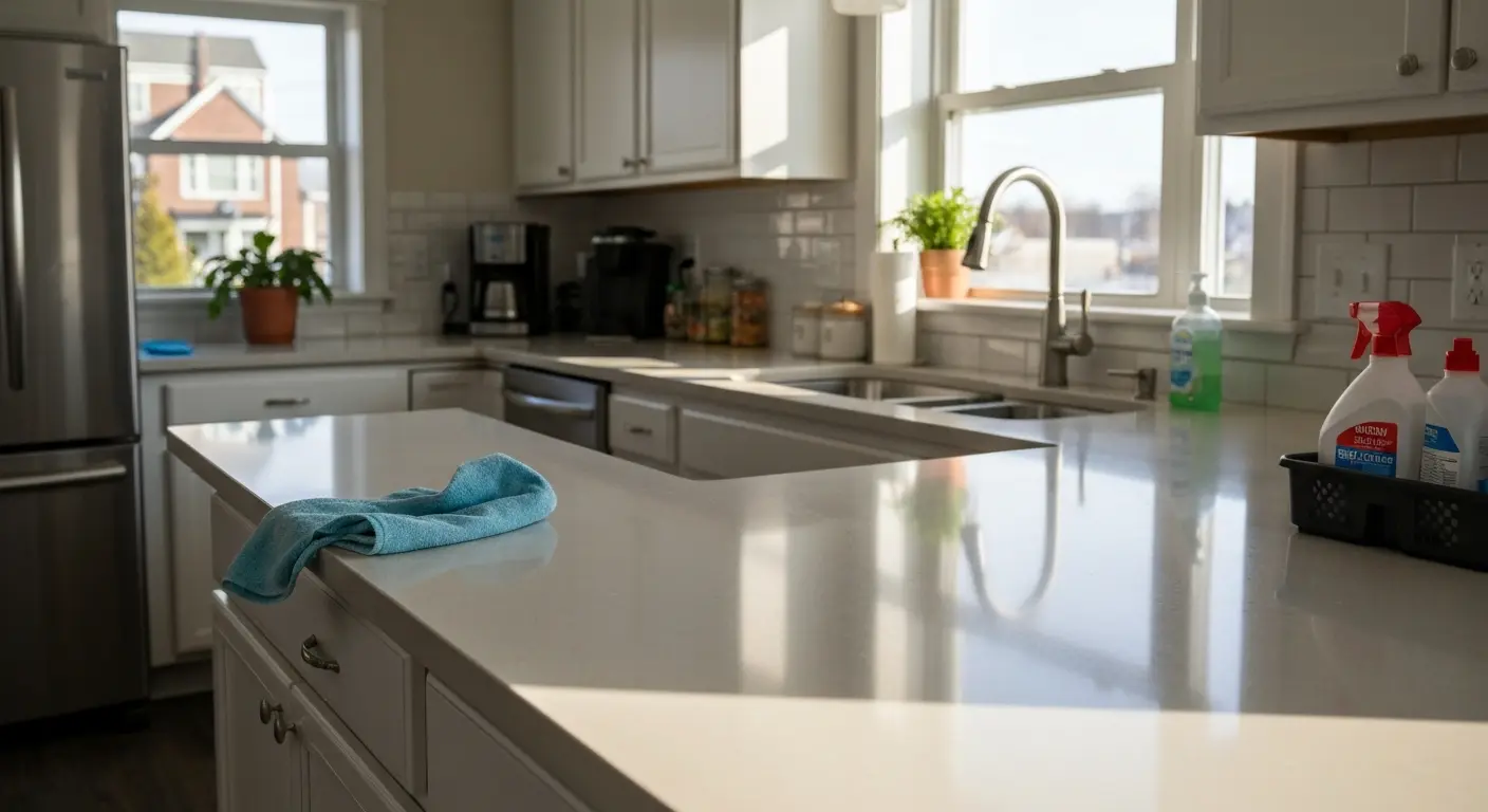 Deep cleaned house interior