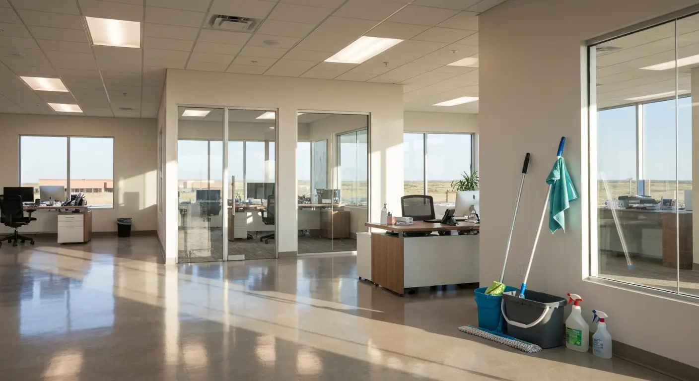Commercial office cleaning
