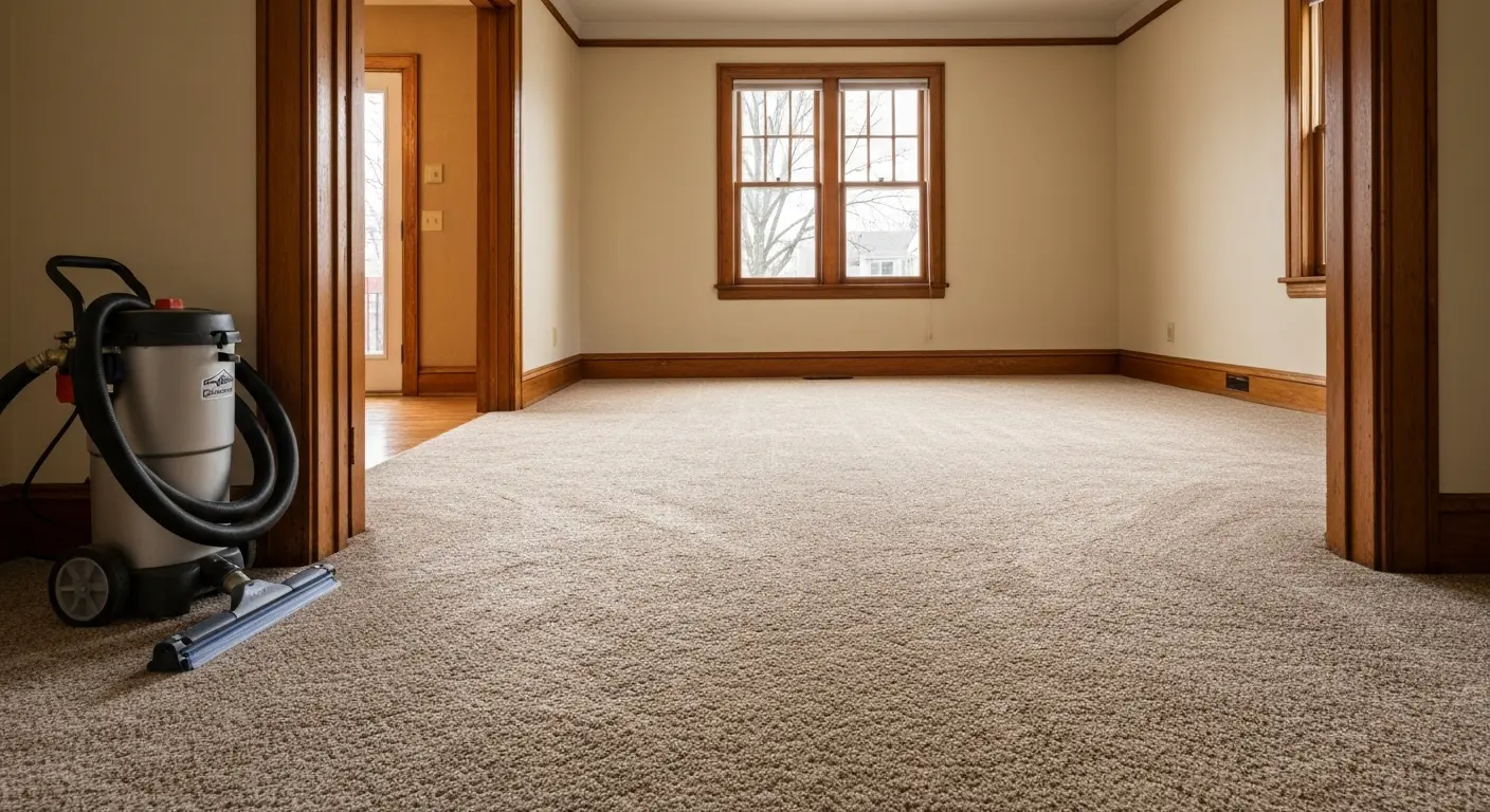 Residential carpet cleaning
