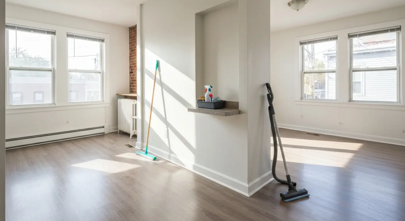 Apartment deep cleaning