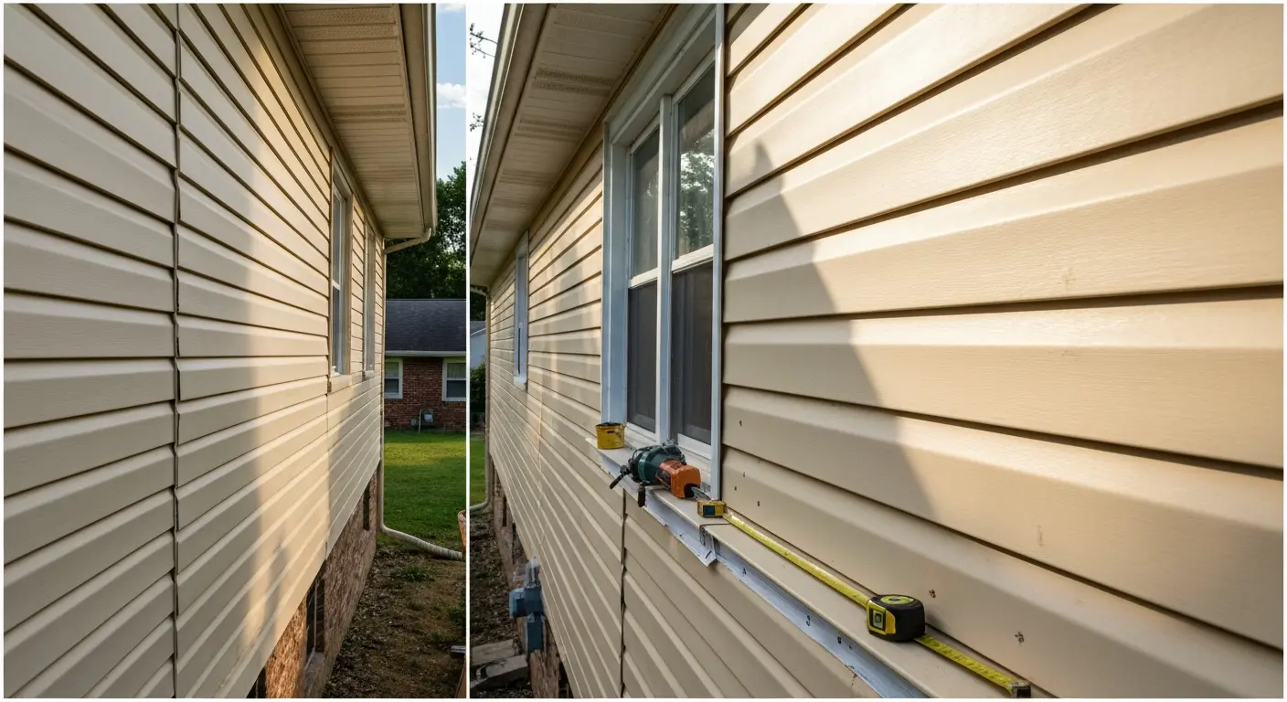 Siding repair project