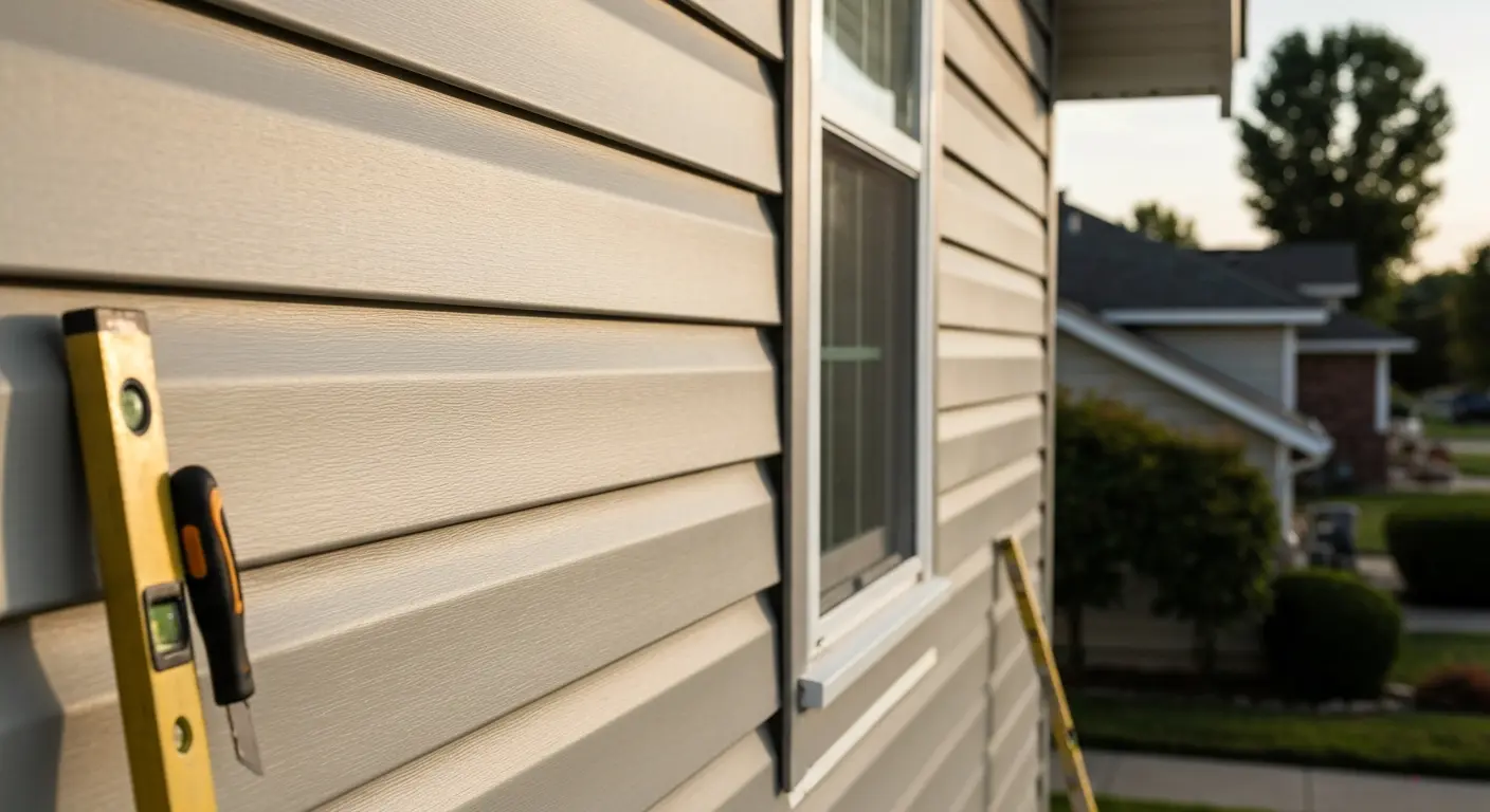Vinyl siding installation