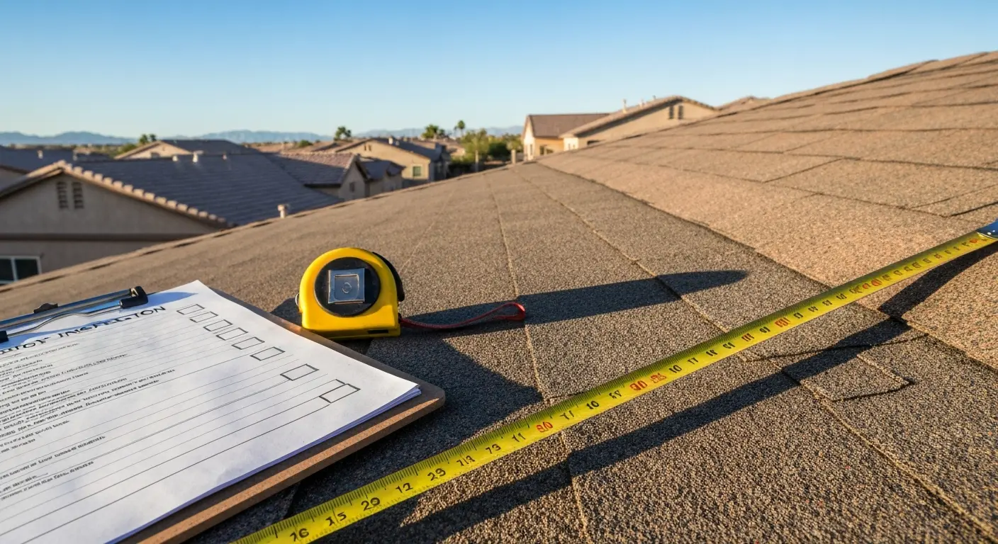 Roof inspection in Henderson
