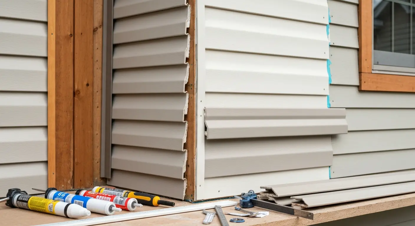 Siding repair materials and techniques