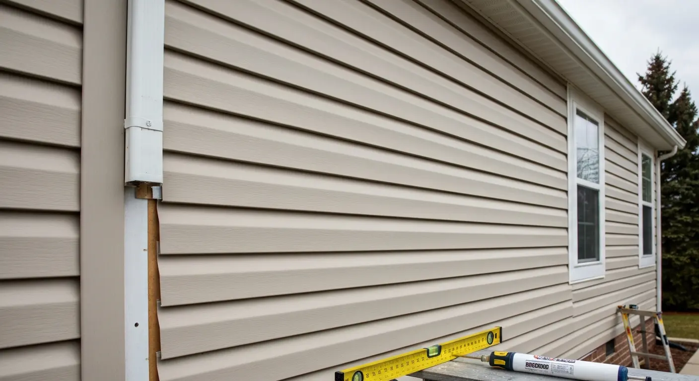 Vinyl siding installation