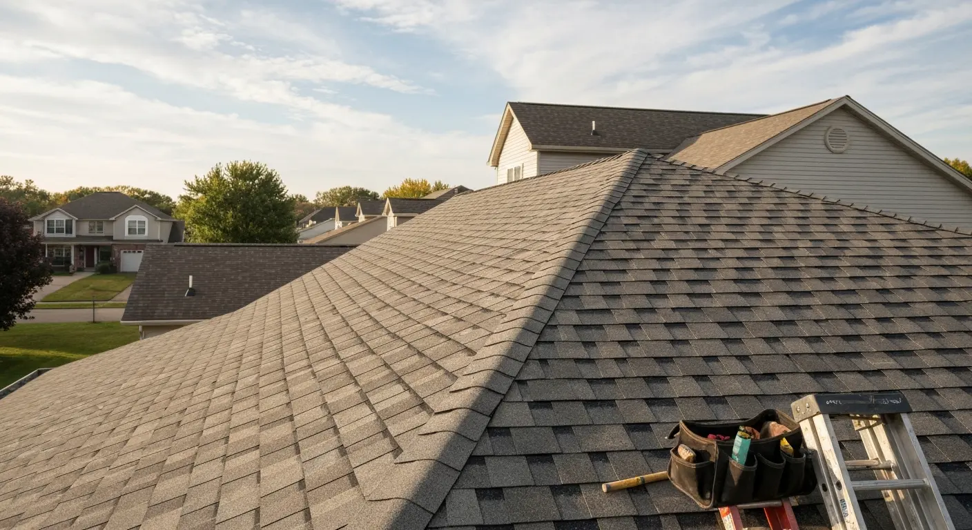 Roof replacement installation