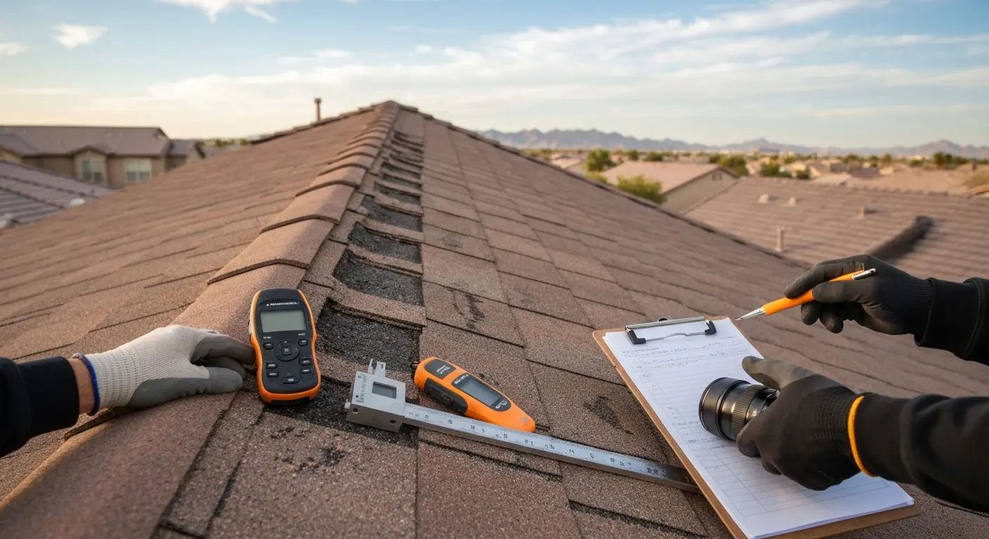 Storm damage inspection