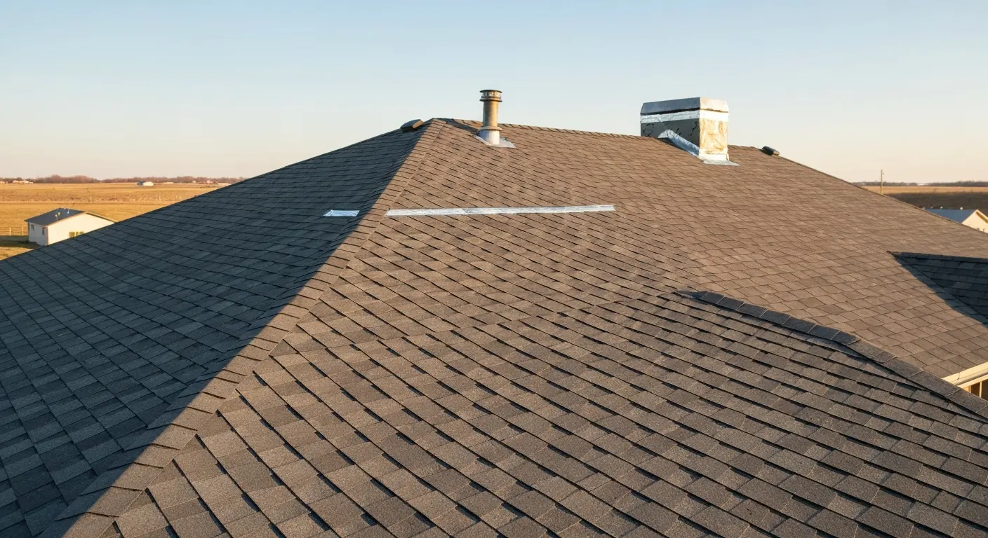 New roof installation