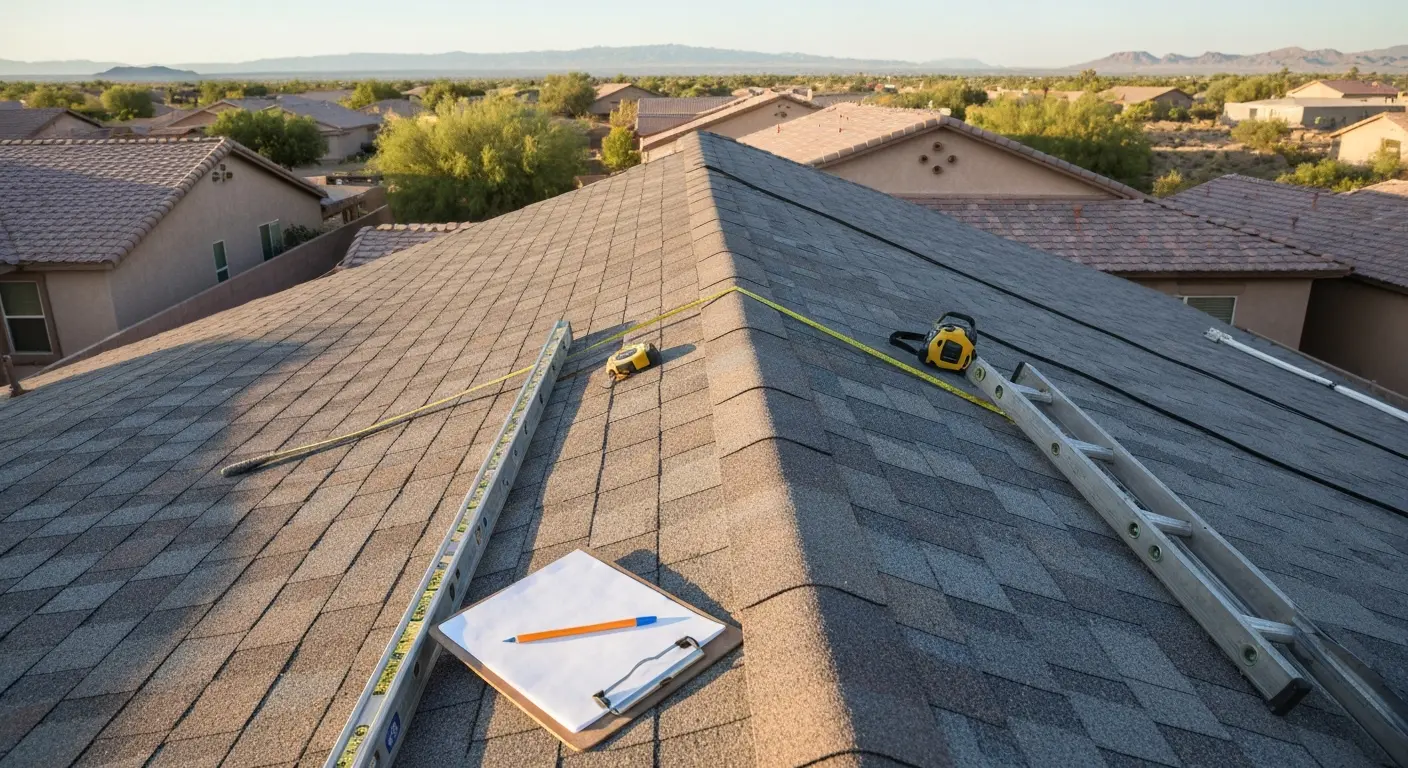 Routine roof maintenance