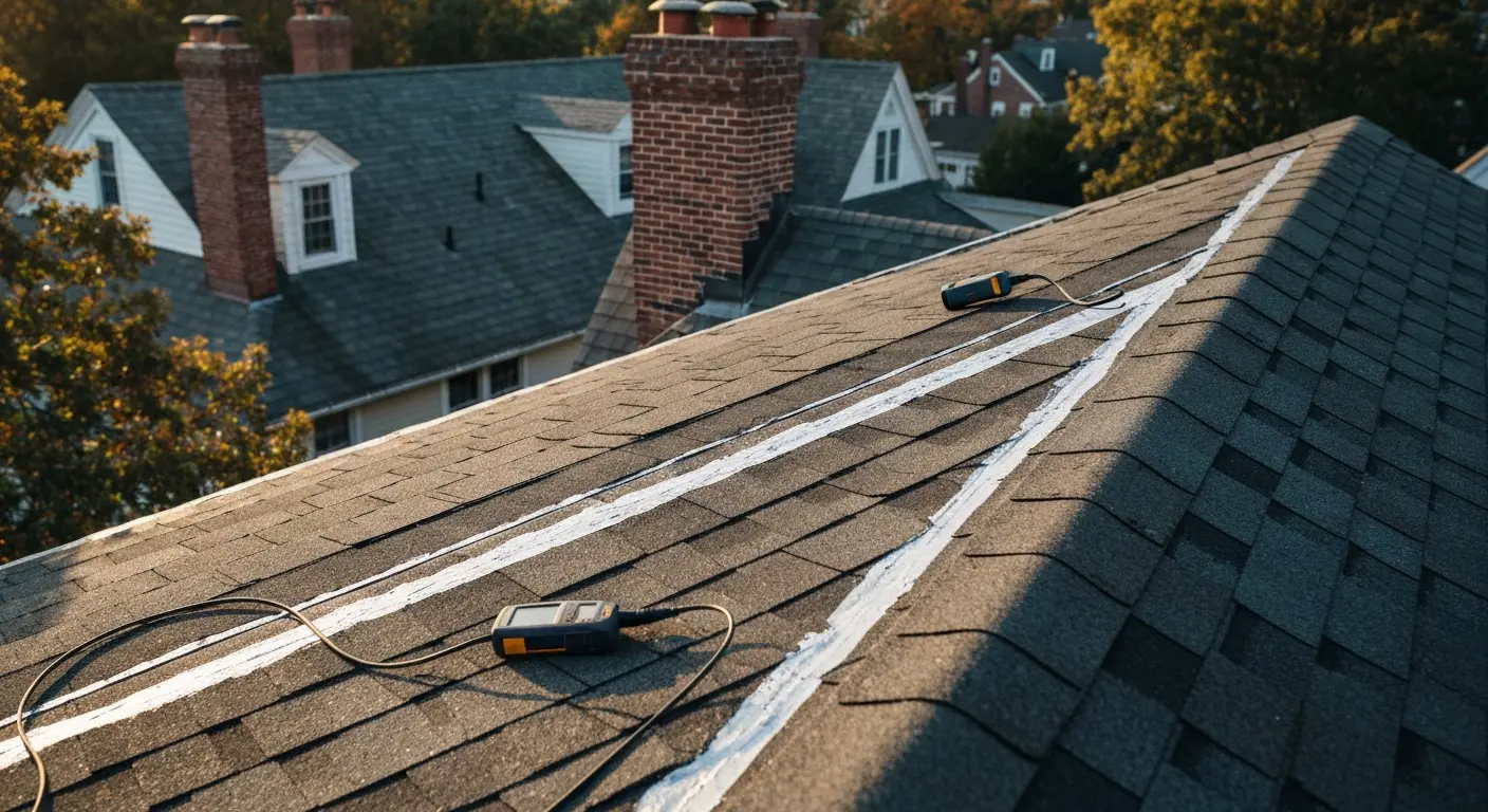 Roof repair work