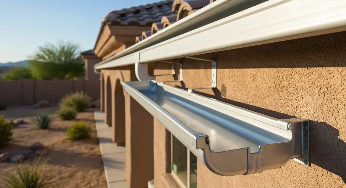 Gutter material and style selection