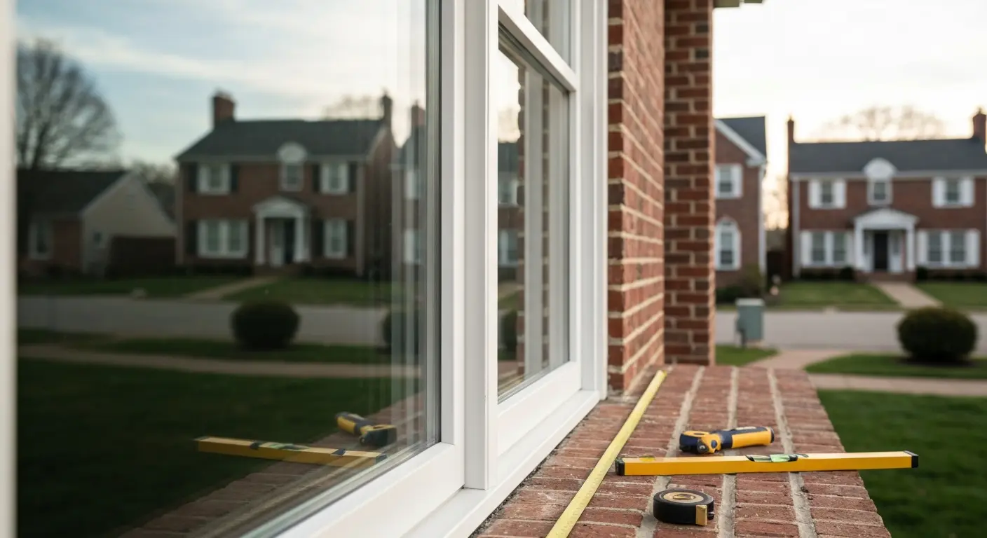 Fiberglass window installation