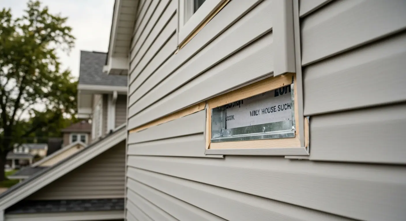 Vinyl siding installation