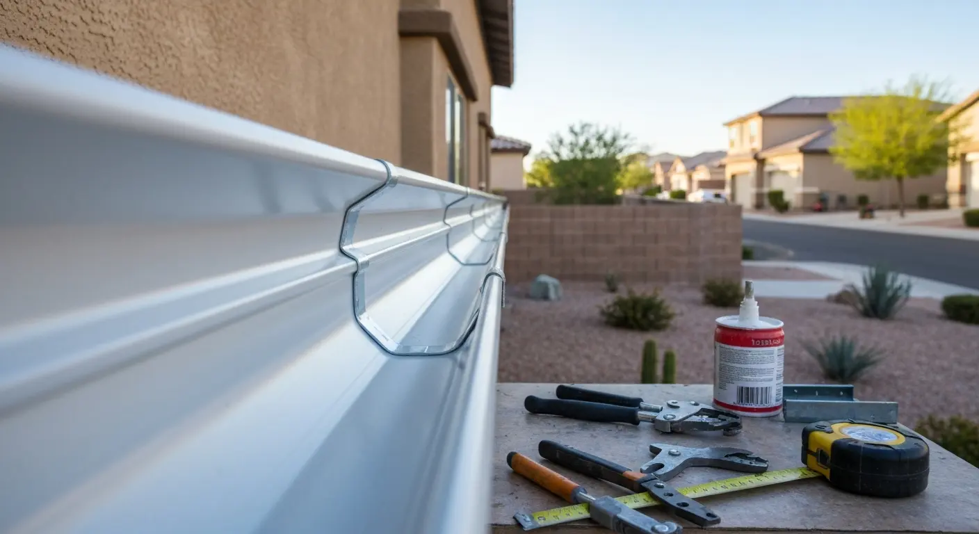 Standard gutter replacement