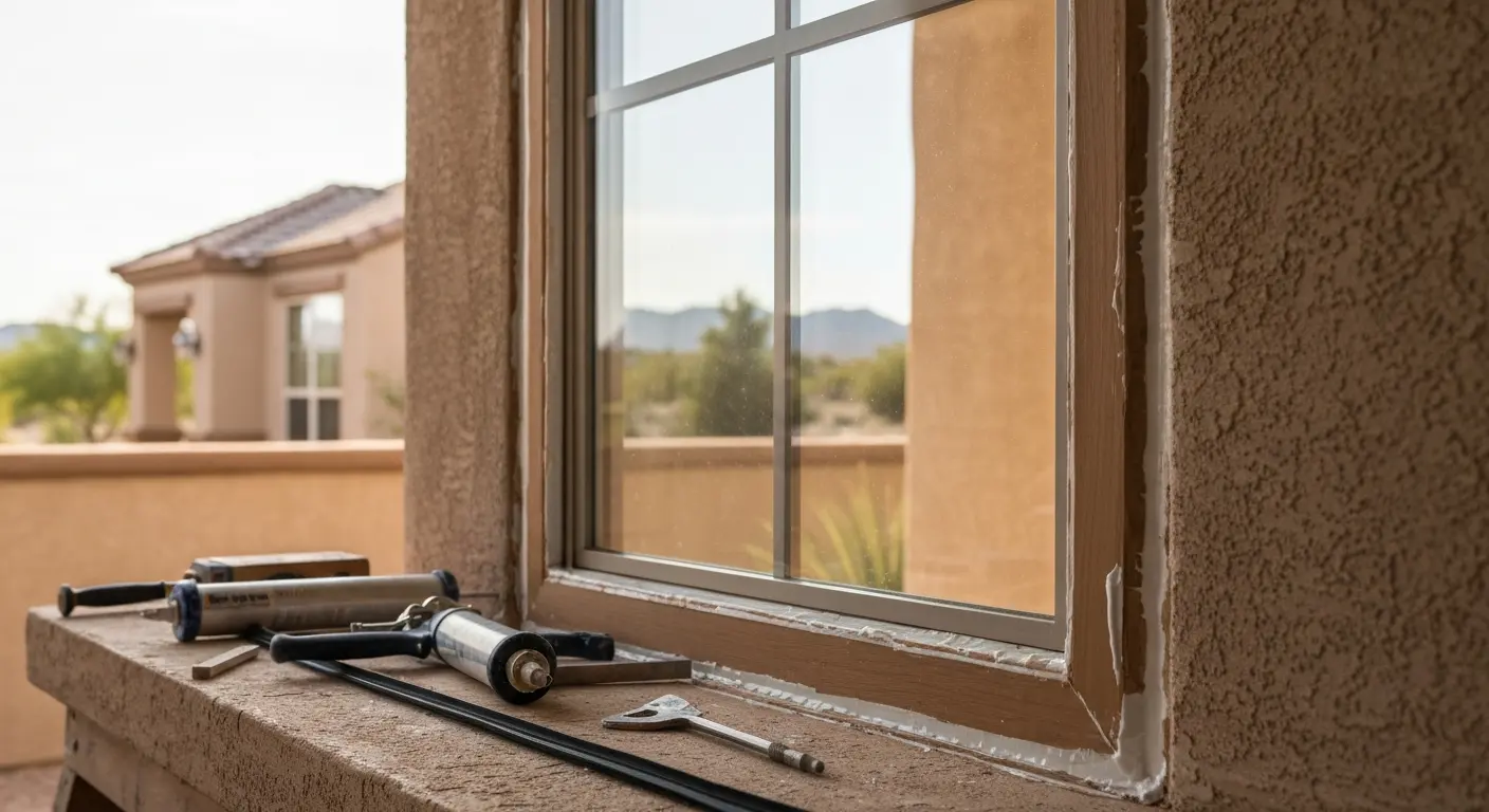 Window frame repair and sealing